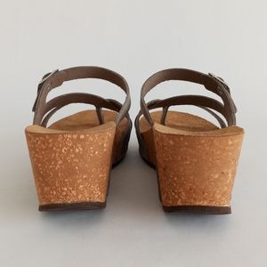 Bio Gold | Shoes | Bio Gold Made In Italy Leather Wedges Sandals | Poshmark